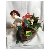 Byers Choice Carolers ?, w/sack (weighted