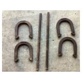 Rodeo 6 pc. Horseshoe set, No. 1 & No. 2ï¿½s