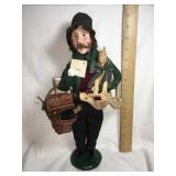 Byers Choice Caroler, Victorian shopper, 14'H