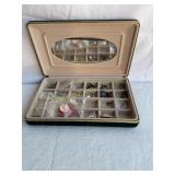 Earring jewelry box 10' x 7.5ï¿½w/ contents