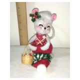 Annalee Mobilitee Doll- Christmas knitting Mrs.