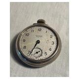Vtg Westclox Scotty pocket watch, missing glass