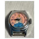 1950s Disney Cinderella watch face, US time