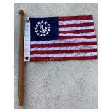 Taylor Made nylon Yacht Ensign flag W/wooden