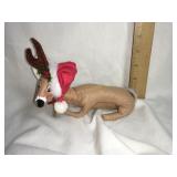 Annalee Mobilitee doll, reindeer, 1990s, 7'W