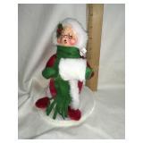 Annalee Mobilitee doll, Mrs. Claus, 7'