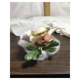 Annalee Mobilitee doll, angel, 1990s, 2.5'