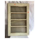 4 pane wooden window sash, 16x24'