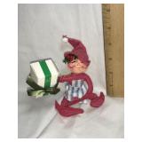 Annalee Mobilitee doll, 4.5'H  elf