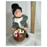 Annalee Dickens series Scrooge w/basket doll, 10'H