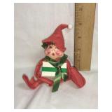 Annalee Mobilitee doll, 4' elf
