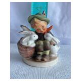 Hummel Playmates boy w/bunnies #58/0 4'h