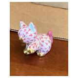 Herend Hungary cat  figurine, 1.5'W