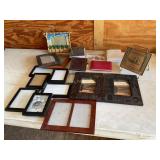 Misc. picture frames, photo albums, etc.,