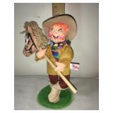 Annalee Mobilitee Doll 1999 Hobby Horse Rider 8'