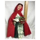 Byers Choice Caroler, Williamsburg series, 12'H