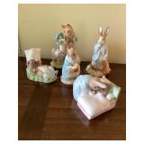 5 Pc Royal Albert Beatrix Potter Peter Rabbit