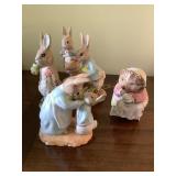 5 Pc. Royal Albert figurines, Beatrix Potter &
