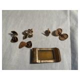 Cuff links Ginnel gold plated, Balfour 12 kt g