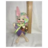 Annalee Mobilitee doll, Easter painter artist