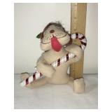 Annalee Mobilitee Dolls- 5.5'H candy cane dog 1999