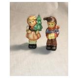 2 Goebel Hummel Figure- 1997 Girl w/Christmas