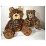 2 Gund plush bears, Snoodles, etc. tallest is 12'