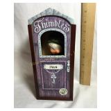 Annaleeï¿½s Thimbles, Pitch, w/wood box, 9'H