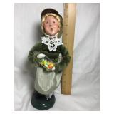 Byers Choice Caroler, girl with treats 10'H