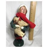 Byers Choice Caroler, Christmas boy with lamb,