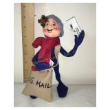 Annalee Mobilitee Doll- US mail boy, 8'H, 1998
