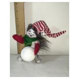 Annalee Mobilitee Doll- 2014 Christmas cat