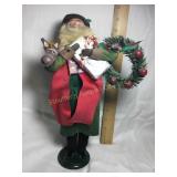 Byers Choice Caroler, Talbots Santa, 13'H