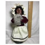 Byers Choice Caroler, Victorian teen, 11'H