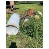 Scrap metal pile