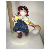 Annalee Mobilitee Doll- Sweeping Snowflakes,