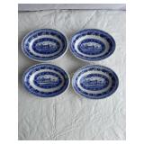 B&O Railroad Shenango china oval bowls show