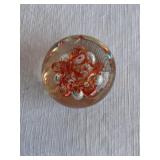 Glass paperweight 2.5'd