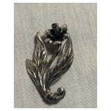 Sterling brooch, 2' long, .14 oz.