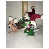 3 Annalee Mobilitee Dolls-1994 Fawn 5ï¿½L,  2007