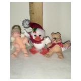 3 Annalee Mobilitee Dolls-1994 Christmas Cherub