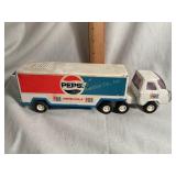 Pepsi Cola metal Buddy L semi truck, 10'