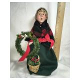 Byers Choice Carolers, Female w/wreath, 10'H,