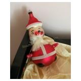 Vintage De. Carlini, Italy, Santa hand blown
