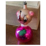 Vintage De. Carlini, Italy, elephant ornament 4'H