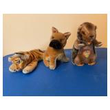 Steiff w. Germany 3 - floppy tiger,nagy beaver,