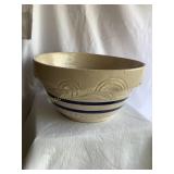 Large pottery mixing bowl, 12'D, Robinson