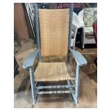 Wicker Rocking chair 28' x 48ï¿½, shows wear