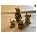 4 Hummel angels- Celestial Musician, Peace on