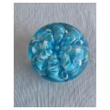 Maude & Bob st. Clair 1970s glass paperweight 3'd